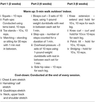 Effectiveness of a Community-Based Muscle Strengthening Exercise Program to Increase Muscle Strength Among Pre-frail Older Persons in Malaysia: A Pilot Study